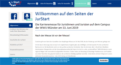 Desktop Screenshot of jurstart.de