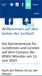 Mobile Screenshot of jurstart.de