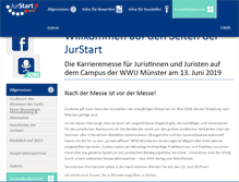 Tablet Screenshot of jurstart.de